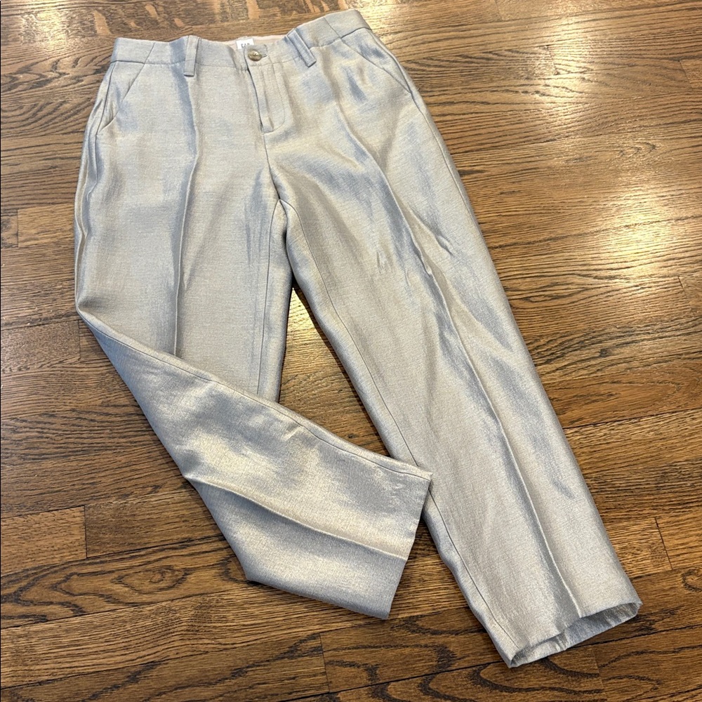 GAP gold Girlfriend Crop  Metallic trousers, 0R
